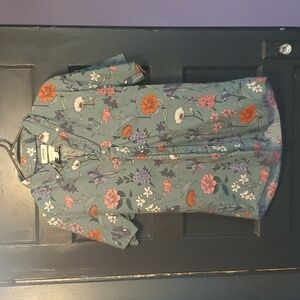 Mens Floral Button Down